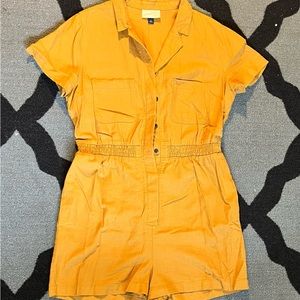 Women’s yellow/orange romper